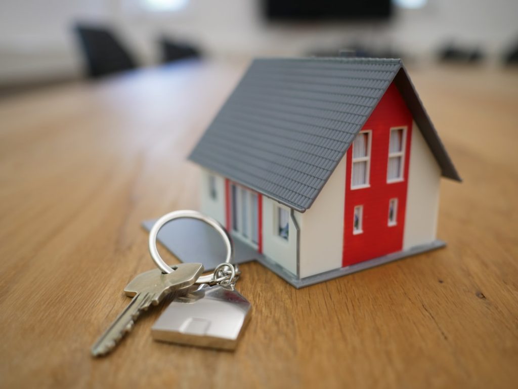A miniature home with a right protection loan.