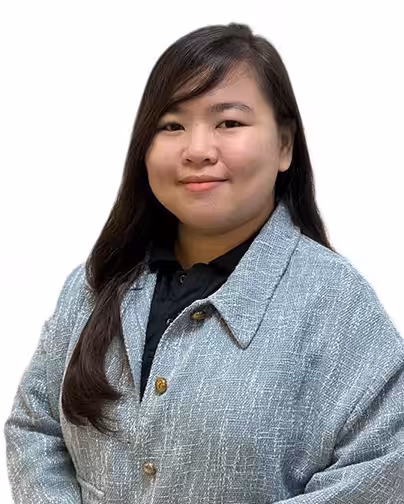 Headshot of Airish Danganan, insurance staff at Tanti Financial Services, professional team member, neutral studio background.