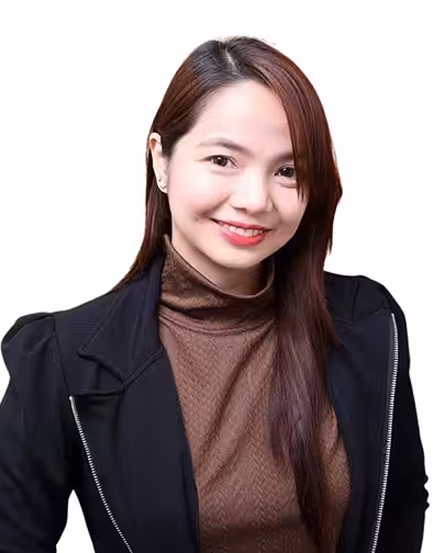 Headshot of Jhoanna Carreon, insurance staff at Tanti Financial Services, professional team member, neutral studio background.