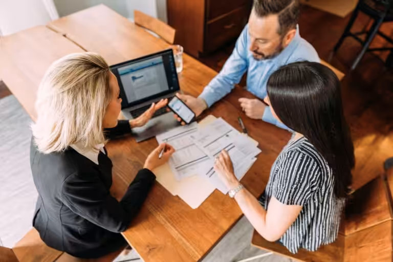 Clients meeting with Tanti Financial experts for accounting, financial planning and mortgage broking advice.